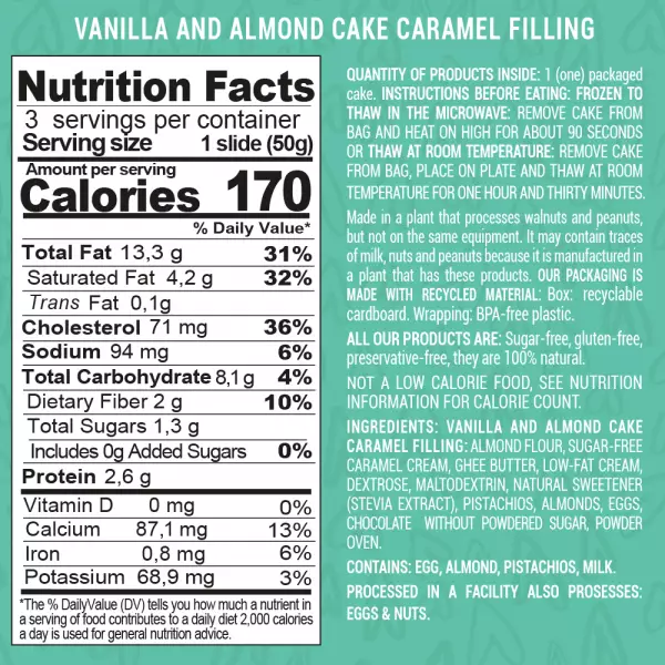 Three Volcano Cakes Chocolate and Coconuts and Almond / Sugar Free / Gluten Free / Low Carb /15.9Oz