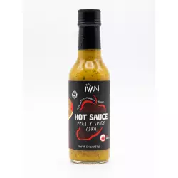Tio Iván Pretty Spicy Afro Hot Sauce - 5 oz - Hot - Artisan - Afro-Caribbean - All Natural.
