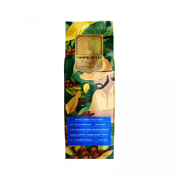 Tropicoffee | Ground Coffee - Passion Fruit | 12oz