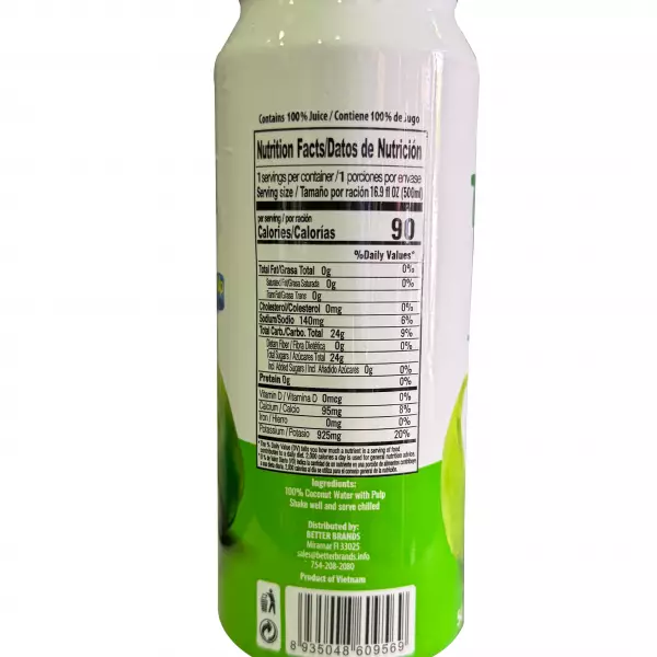 TrueLife Coconut Water with Pulp E