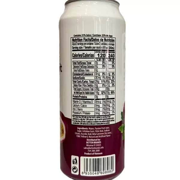 TrueLife Passion Fruit Juice E