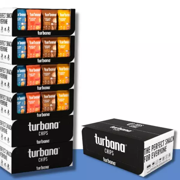 Turbana | Sour cream & onions Banana chips  | 2.5 oz E.