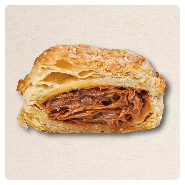 Yummy Puffies | Puff Pastry Stuff With Dulce De Leche (Arequipe) Raw | E.