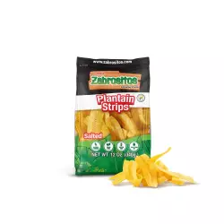 Zabrositos - Plantain Strips Salted  12 oz - Natural, Vegan, Gluten Free, No Trans Fat