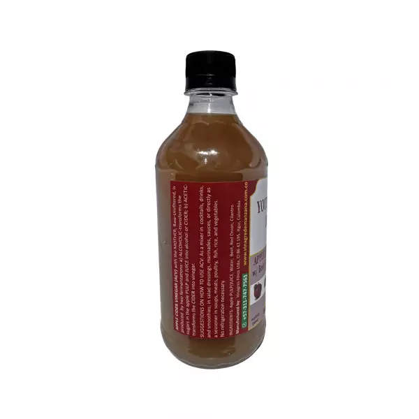 Apple Cider Vinegar, w/ mother, unfiltered, w/   Beet Red Onion, Cilantro 16,9 oz.