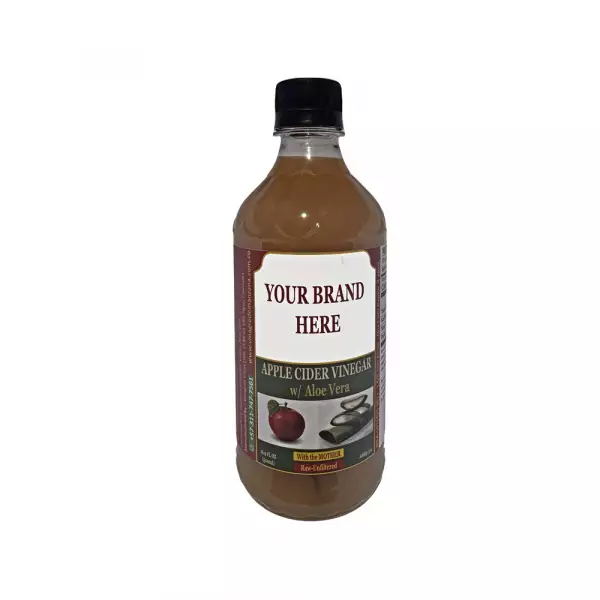 Apple Cider Vinegar, w/ mother, unfiltered, w/ Aloe Vera 16,9 oz.