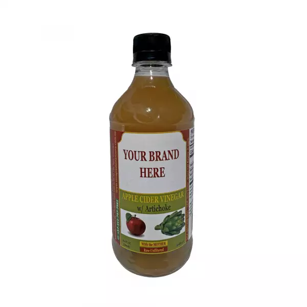 Apple Cider Vinegar, w/ mother, unfiltered, w/ Artichoke, 16,9 oz.