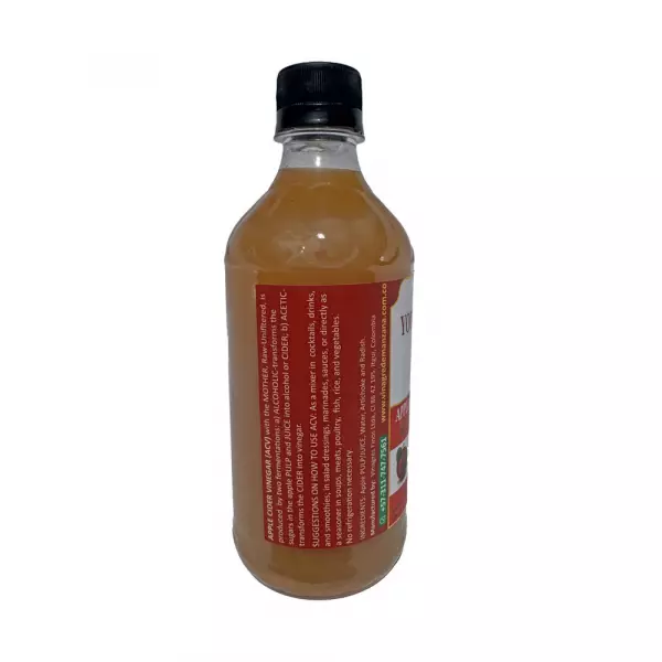 Apple Cider Vinegar, w/ mother, unfiltered, w/ Artichoke Radish 16,9 oz.