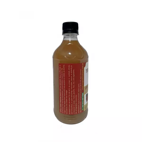 Apple Cider Vinegar, w/ mother, unfiltered, w/ Garlic  16,9 oz.