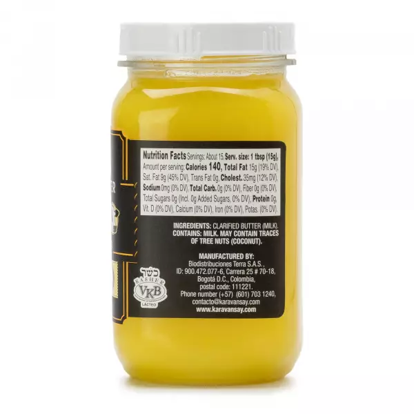 Butter Ghee Original - Plastic Jar - 8.11 Oz