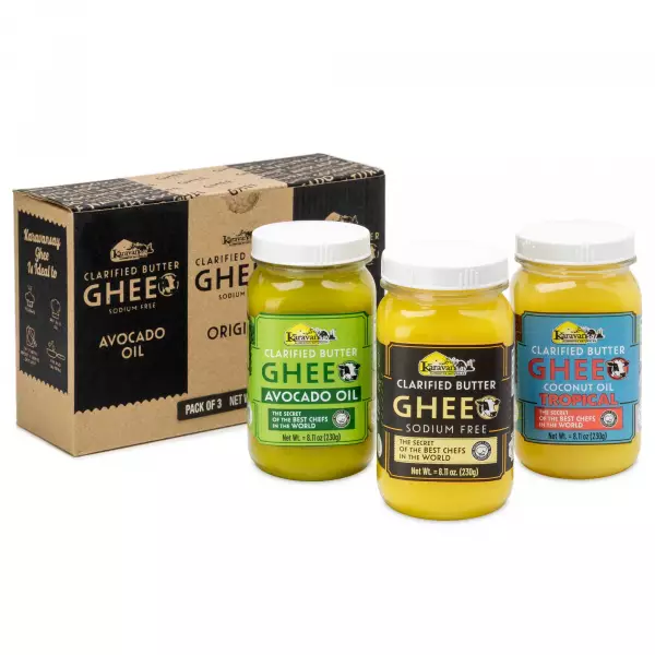 Butter Ghee Pack of 3 plastic jars x 24.33 oz