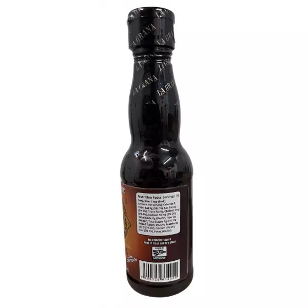 Chiltepin Black Hot Sauce - 6.1 OZ - No Artificial Flavors - with chiltepin pepper