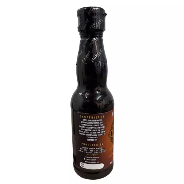 Chiltepin Black Hot Sauce - 6.1 OZ - No Artificial Flavors - with chiltepin pepper