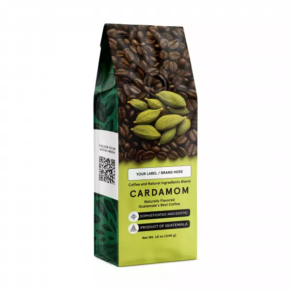 Coffee & Natural Blend-Cardamom-12 oz-Functional Beverage-Guatemala’s Gourmet Premium PL