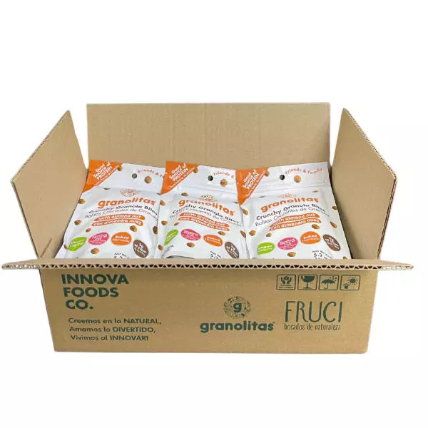 Crunchy Granola Bites - Almond Nuts - 5.2 OZ - Vegan - Baked