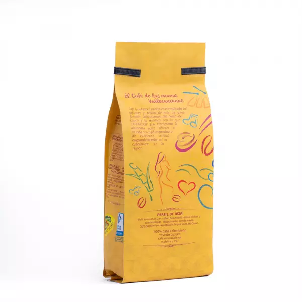 Excelso Coffee - Ground 17.6 Oz Caramel Flavor With Citrus Notes