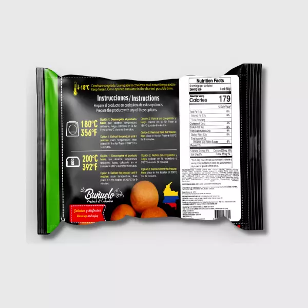 Frozen / Buñuelo / Protein /Precooked