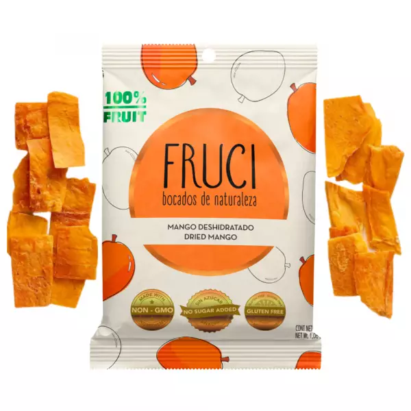 Fruci Dried Mango Slices - 1.06 OZ - Gluten Free