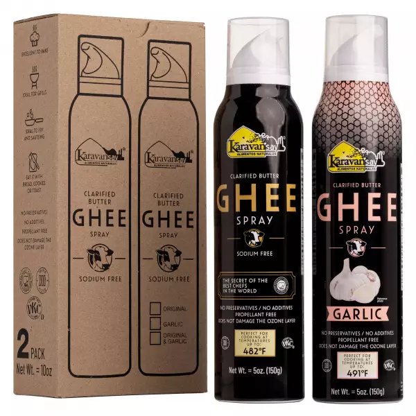 Ghee spray - Pack of 2 - Aluminium bottle x 10 oz E