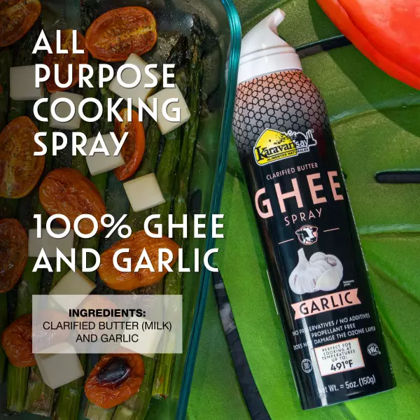 Ghee Spray Garlic 5 oz E