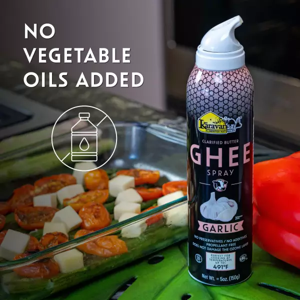 Ghee Spray Garlic 5 oz E