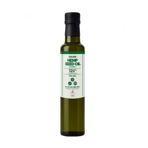 Goland | Cold-Pressed Hemp Oil | Omega-Rich, Vegan, Salad Dressing | 8.5 fl oz