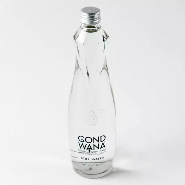 Gond Wana | Natural Mineral Water | 20,29 oz | Glass Bottle - Still Water  - Low Sodium