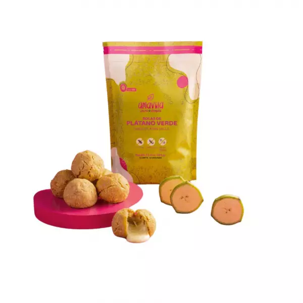 Green plantain balls / glten free / sugar free / frozen / 12 units / 15.2 oz