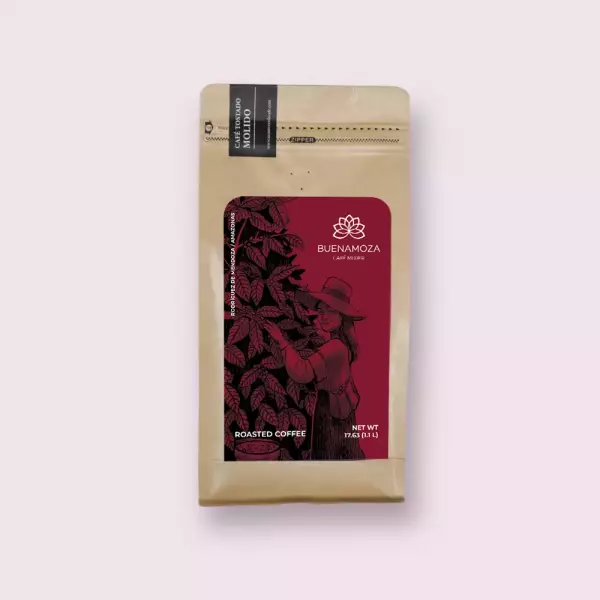 Ground Roasted Coffee / Café Buenamoza / Organic /  17.64 Oz