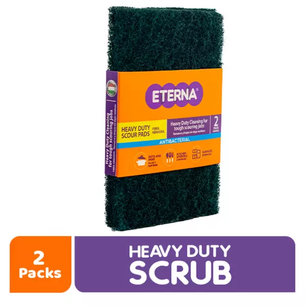 Heavy Duty Scour Pads 2packE