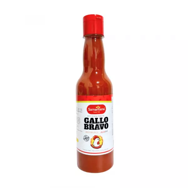 Hot Chilli Sauce 14 Oz  -  Made With Natural Chili Paste