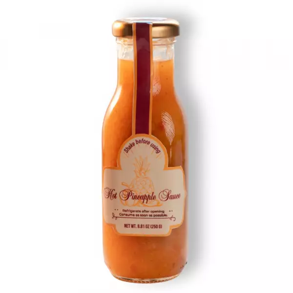 Hot pineapple sauce  – 8.81 oz – Preservative free – low calories – ready to consume