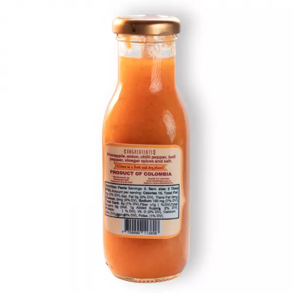 Hot pineapple sauce  – 8.81 oz – Preservative free – low calories – ready to consume