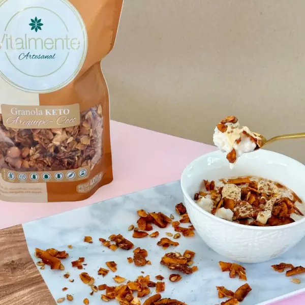 Keto Dulce de leche Granola (14.1 oz)