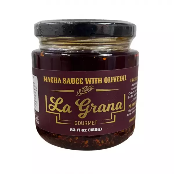 Macha Sauce with Olive Oil - 6.09 oz - No Artificial Flavors or Colors - Without Preservatives