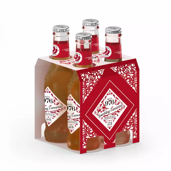 Mil976 | Sparkling water Tamarin | 4pack | 28 Fl oz E