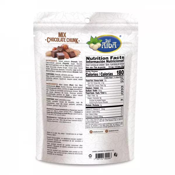 Mix Chocolate Chunks 3.88 oz