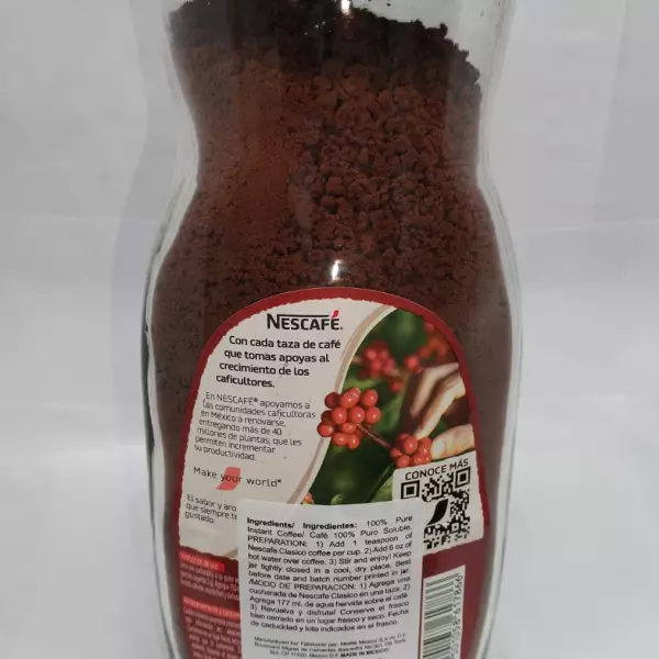 Nescafé Clásico Black Roast Instant Coffee  E