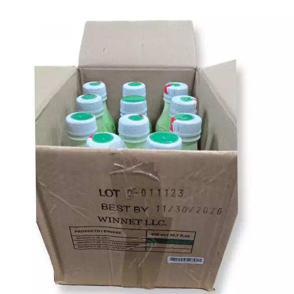 Organic Aloe Vera Juice drink