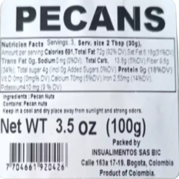 PECANS - 3.53 oz