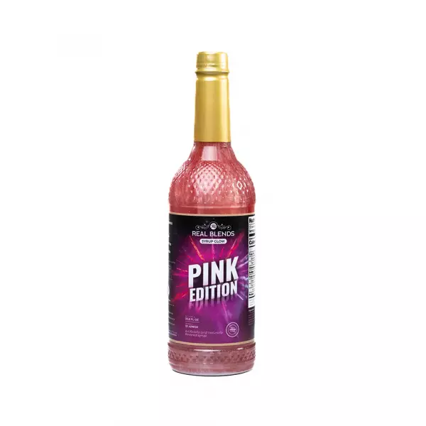 Pink Glow Edition Syrup - 33.8 fl oz - Pure Cane Sugar E