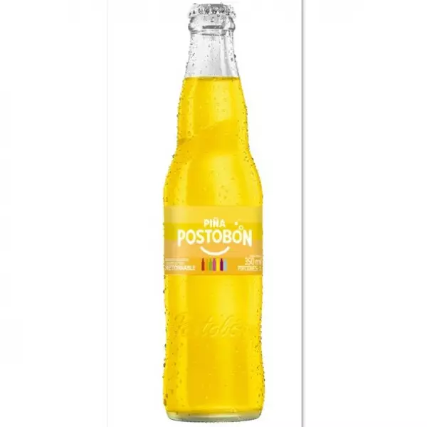 Postobon Pina Soda (Bottle) 24/10.14 Oz E