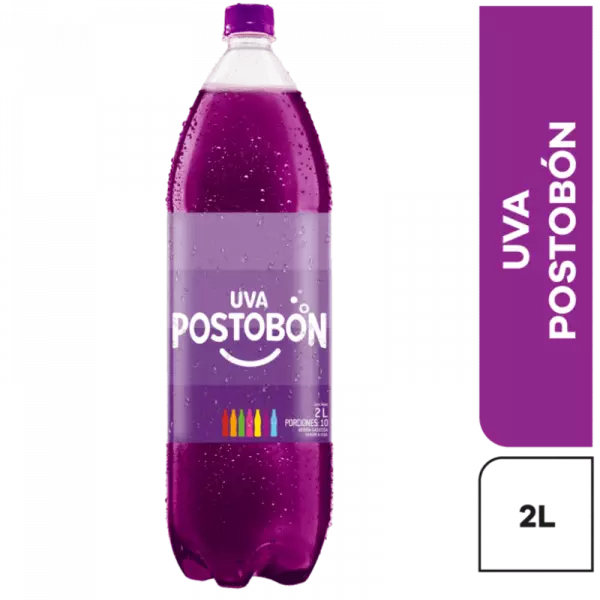 Postobon Uva Soda 8/2 Lt E