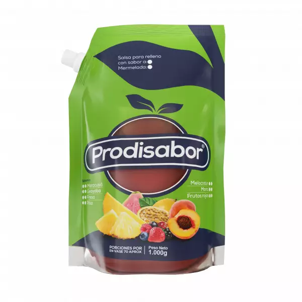 Prodisabor Guava Jam - Natural flavor - Stable texture and consistency - Ready to use - 2.2 Lbs. 1