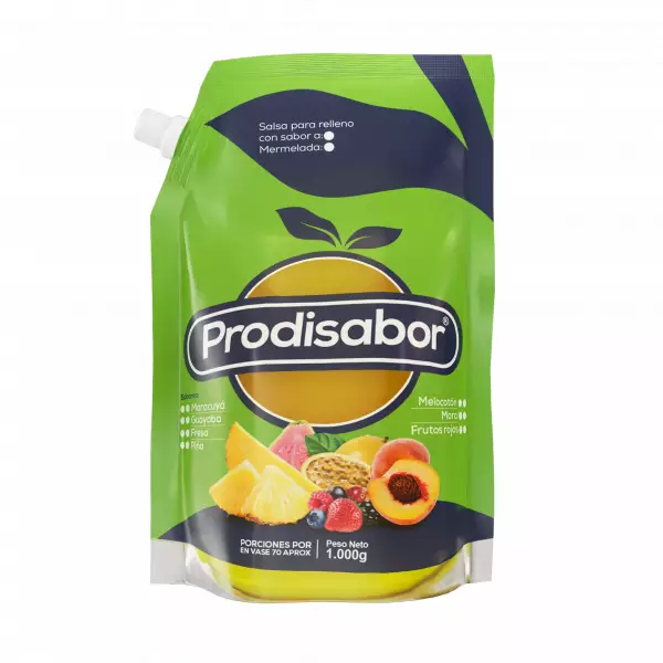 Prodisabor Pineapple Jam - Natural flavor - Stable texture and consistency - Ready to use - 2.2Lbs.