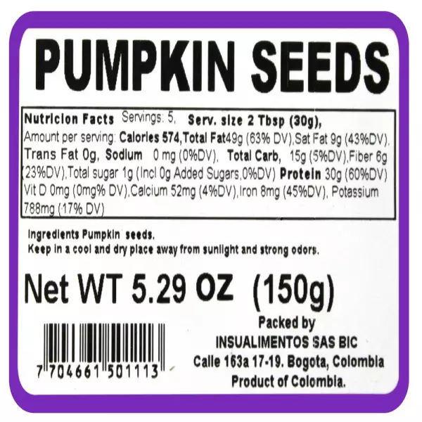 PUMPKIN SEEDS - 5.29 oz