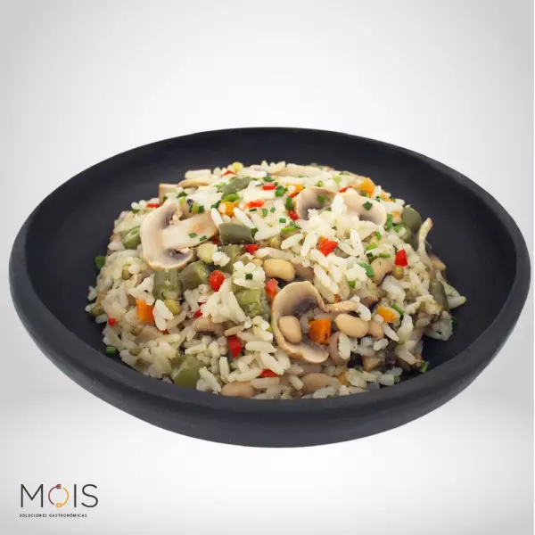 Rice with Green Beans and Mushrooms -12.95Oz-Vegan-Colombian - Low Calories - Preservatives free