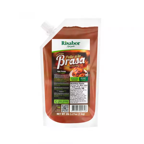 Risabor | Marinade for roasted chicken | 2.20 lb | Peruvian sauces | HACCP