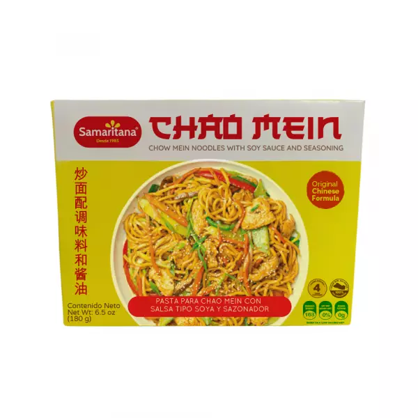 Samaritana | Chaomein Noodles With Seasoning And Soy Sauce | 6.5 Oz E