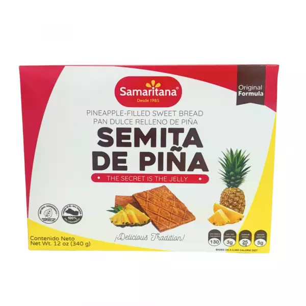 Samaritana | Semita De Piña | Pineapple Pie | 12 Oz E